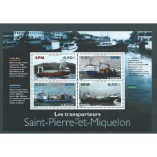 San Pierre y Miquelon - Hojas Yvert 10 ** Mnh Barcos