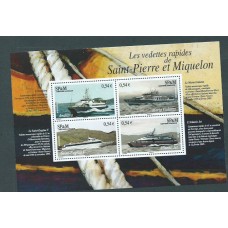 San Pierre y Miquelon - Hojas Yvert 11 ** Mnh Barcos