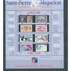 San Pierre y Miquelon - Hojas Yvert 6 ** Mnh Exposición Filatelica