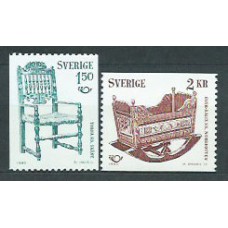 Suecia - Correo 1980 Yvert 1097/8 ** Mnh Artesania