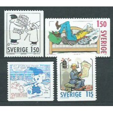 Suecia - Correo 1980 Yvert 1106/9 ** Mnh Navidad