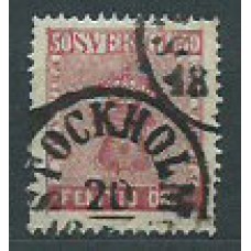 Suecia - Correo 1858-60 Yvert 11 usado Escudos