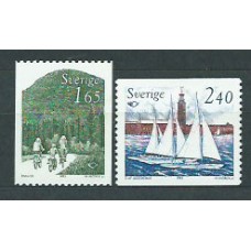 Suecia - Correo 1983 Yvert 1212/3 ** Mnh Ciclismo y barcos