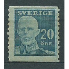 Suecia - Correo 1920-24 Yvert 129 * Mh Gustavo V