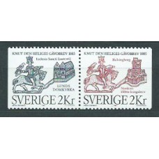 Suecia - Correo 1985 Yvert 1322/3a ** Mnh