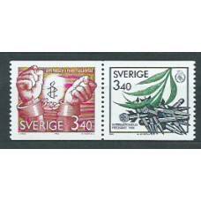 Suecia - Correo 1986 Yvert 1389/90 ** Mnh