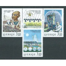 Suecia - Correo 1988 Yvert 1492/5 ** Mnh Premios Nobel química