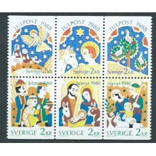 Suecia - Correo 1988 Yvert 1496/501 ** Mnh Navidad