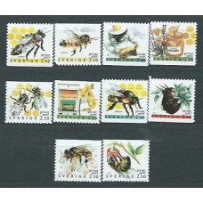 Suecia - Correo 1990 Yvert 1591/600 ** Mnh Fauna abejas