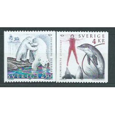 Suecia - Correo 1991 Yvert 1649/50 ** Mnh