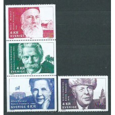 Suecia - Correo 1991 Yvert 1673/6 ** Mnh Premios Nobel de la paz