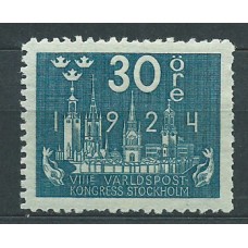 Suecia - Correo 1924 Yvert 168 * Mh