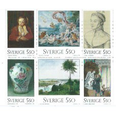 Suecia - Correo 1992 Yvert 1712/7 ** Mnh Pinturas