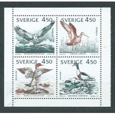 Suecia - Correo 1992 Yvert 1724/7 ** Mnh Fauna aves