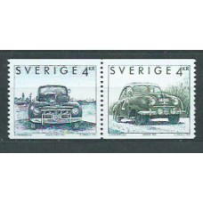 Suecia - Correo 1992 Yvert 1728/9 ** Mnh Automóviles