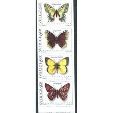 Suecia - Correo 1993 Yvert 1759/62 ** Mnh Fauna mariposas