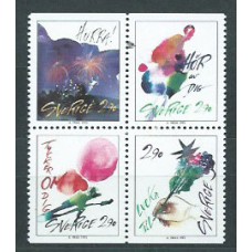 Suecia - Correo 1993 Yvert 1767/70 ** Mnh