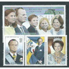 Suecia - Correo 1993 Yvert 1775/8 ** Mnh Familia real