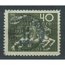 Suecia - Correo 1924 Yvert 185 usado UPU