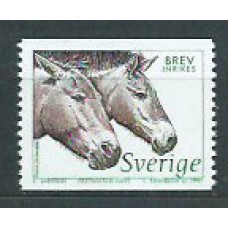 Suecia - Correo 1997 Yvert 1973 ** Mnh Fauna caballos