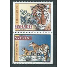 Suecia - Correo 1998 Yvert 2017/8 ** Mnh Fauna