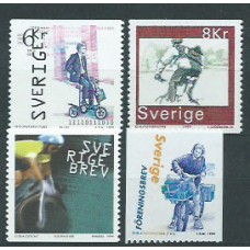 Suecia - Correo 1999 Yvert 2100/3 ** Mnh Bicicletas