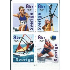 Suecia - Correo 2000 Yvert 2165/8 ** Mnh Olimpiadas de Sidney