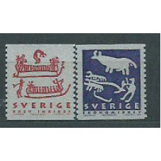 Suecia - Correo 2001 Yvert 2201/2 ** Mnh Gravados rupestres