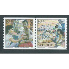 Suecia - Correo 2001 Yvert 2225/6 ** Mnh Premios Nobel