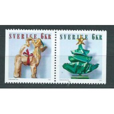 Suecia - Correo 2001 Yvert 2246/47 ** Mnh Navidad