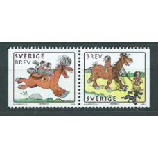 Suecia - Correo 2002 Yvert 2250/1 ** Mnh Año chino del caballo
