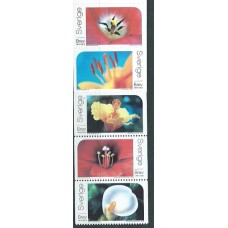 Suecia - Correo 2004 Yvert 2366/70 ** Mnh Flores