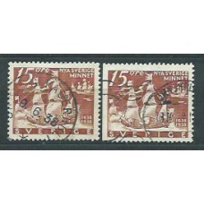 Suecia - Correo 1938 Yvert 250a/b usado