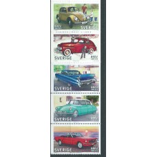 Suecia - Correo 2009 Yvert 2659/63 ** Mnh Automóviles