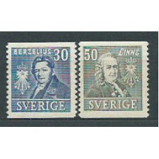 Suecia - Correo 1939 Yvert 277/8 * Mh Personajes