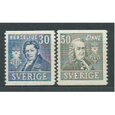 Suecia - Correo 1939 Yvert 277/8 * Mh Personajes