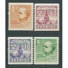 Suecia - Correo 1941 Yvert 283/6 (*) Mng