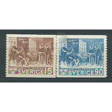 Suecia - Correo 1941 Yvert 287/8 * Mh