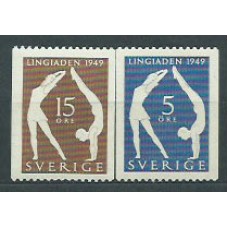 Suecia - Correo 1949 Yvert 350/1 * Mh Deportes