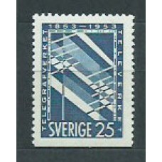 Suecia - Correo 1953 Yvert 378a ** Mnh