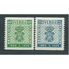 Suecia - Correo 1955 Yvert 395/6 * Mh