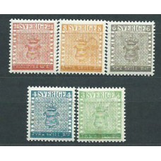 Suecia - Correo 1955 Yvert 399/403 ** Mnh