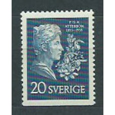 Suecia - Correo 1955 Yvert 404a ** Mnh Daniel Atterbom poeta