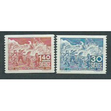 Suecia - Correo 1957 Yvert 414/5 ** Mnh