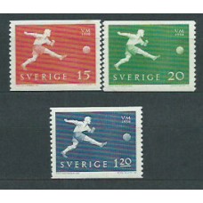 Suecia - Correo 1958 Yvert 429/31 * Mh Deportes fútbol