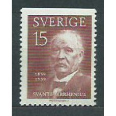 Suecia - Correo 1959 Yvert 444a ** Mnh Svante Arrhenius físico