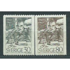 Suecia - Correo 1960 Yvert 446/7 * Mh Anders Zorn pintor