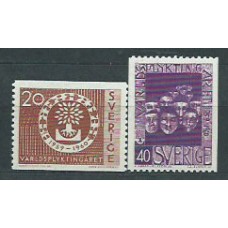 Suecia - Correo 1960 Yvert 448/9 ** Mnh