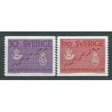 Suecia - Correo 1962 Yvert 491/2 * Mh