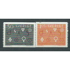 Suecia - Correo 1963 Yvert 505/6 * Mh